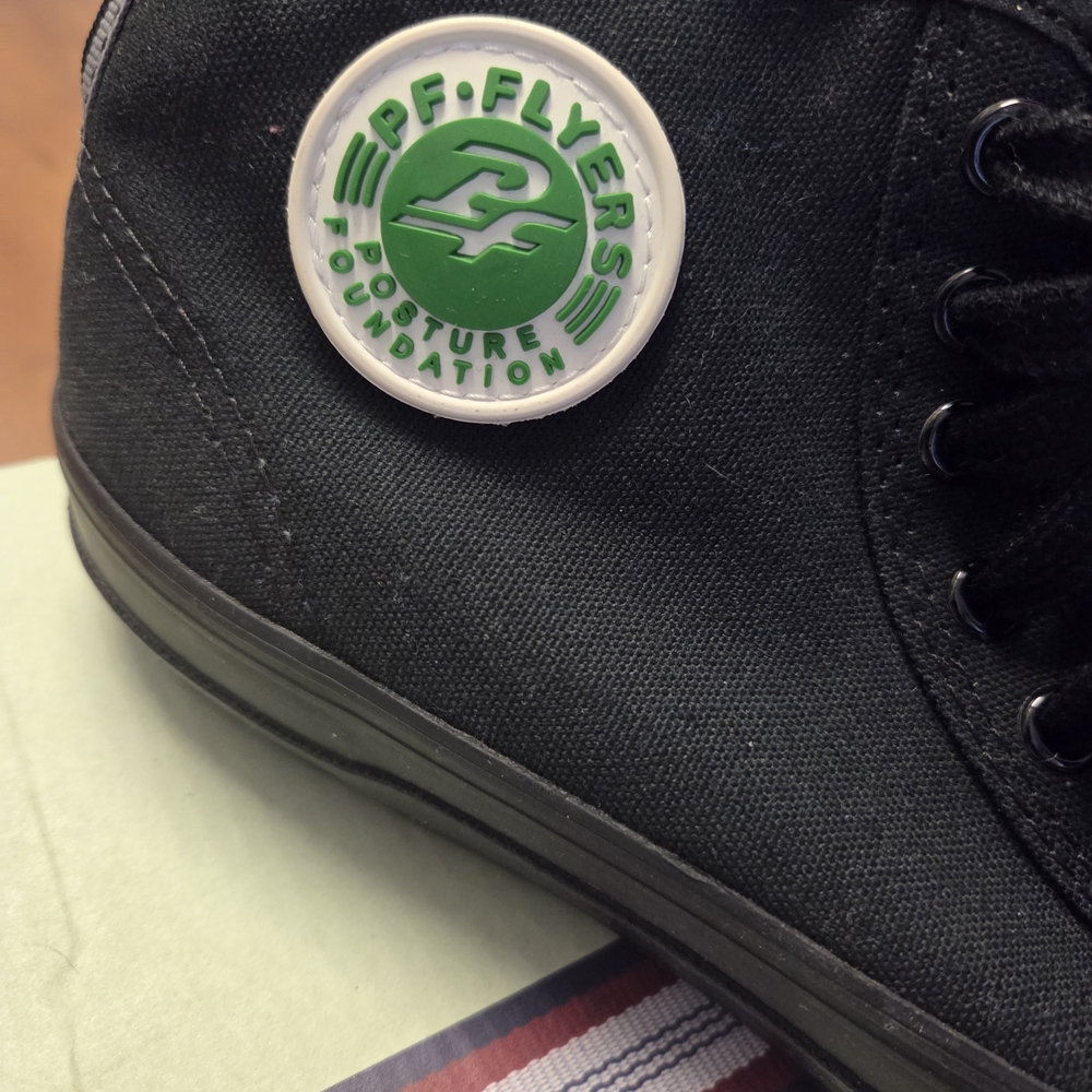 P.F. Flyers Black High-Top Sneakers